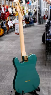 Squier - 40th Anniversary Telecaster, Gold Edition, Laurel Fingerboard - Sherwood Green Metallic 2